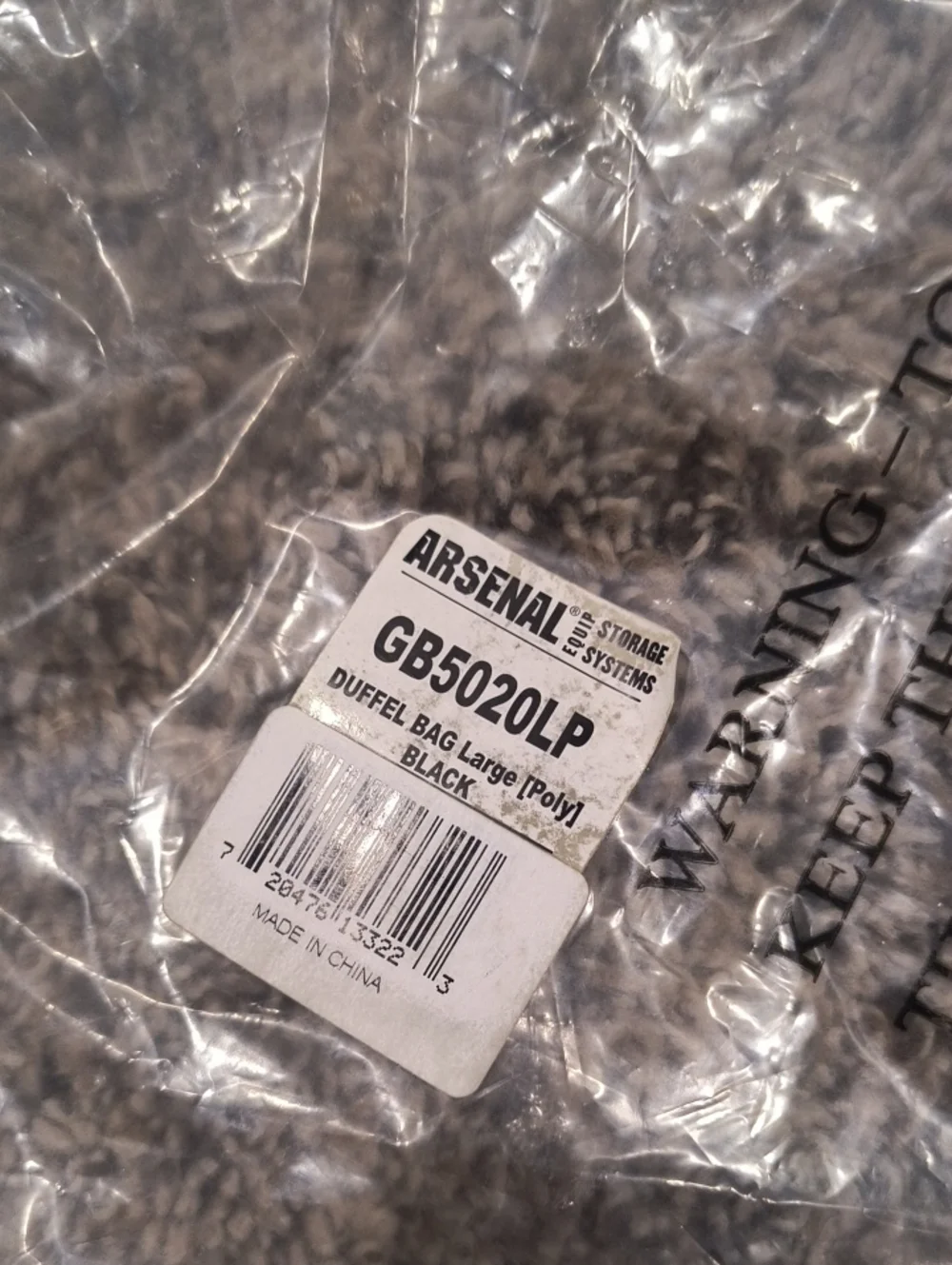 Ergodyne Large Duffle Bag, NWT